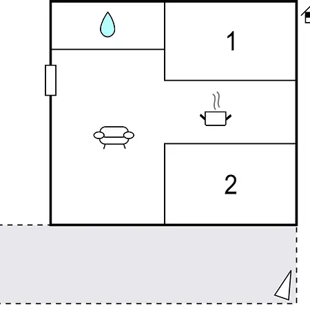 شقة Two-bedroom With Sea View 06 *