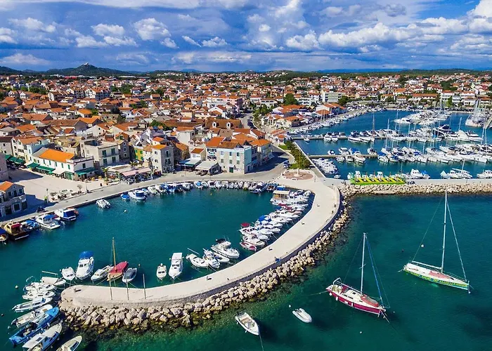 Two-Bedroom Apartment Vodice With Sea View 06 Apartman *